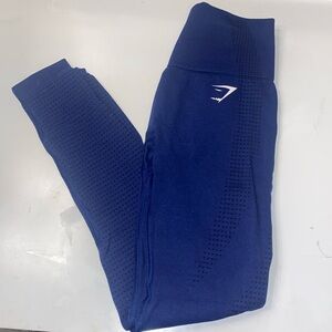 Gym shark dark blue leggings. Size xs.